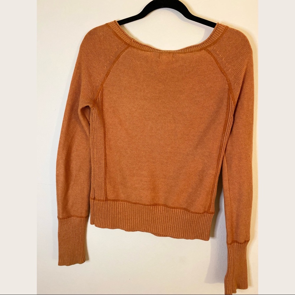 Mossimo Supply Co. Medium Orange Pullover Sweater - Picture 2 of 2
